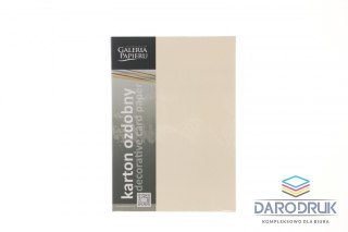 Galeria Papieru Papier ozdobny (wizytówkowy) A4 czerpany krenowy kremowy 180g Galeria Papieru (201422)