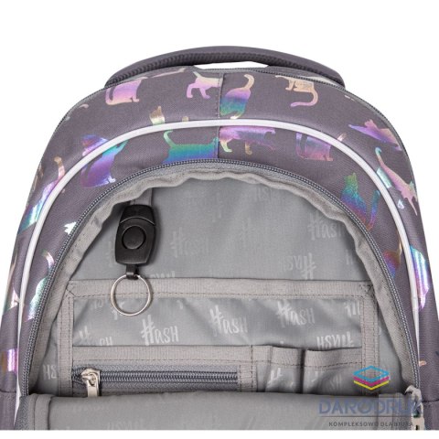 Head Plecak Holo effect ultraviolet cats Head (502022130)