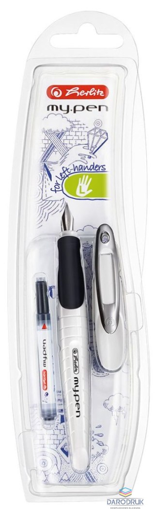 Herlitz Pióro wieczne My Pen dla leworęcznych mix 10999795 Herlitz (300002933)