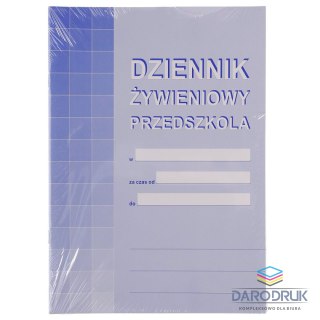 Michalczyk i Prokop Druk offsetowy A4 dziennik żywieniowy przedszkola 20k. Michalczyk i Prokop (A-10-1)