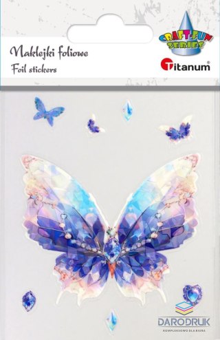 Titanum Naklejka (nalepka) Craft-Fun Series Motyle foliowe Titanum (25MD006)