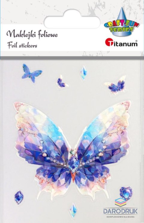 Titanum Naklejka (nalepka) Craft-Fun Series Motyle foliowe Titanum (25MD006)