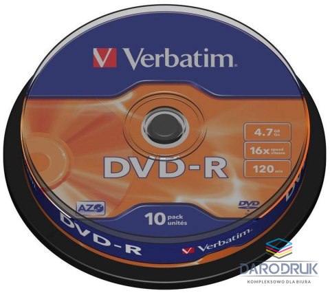Verbatim Płyta dvd 4,7GB x16 Verbatim