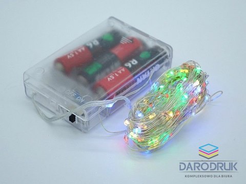Adar Lampki świąteczne kolorowy, na baterie 3xAA niedołączone; 8x7x2cm Adar (511866)