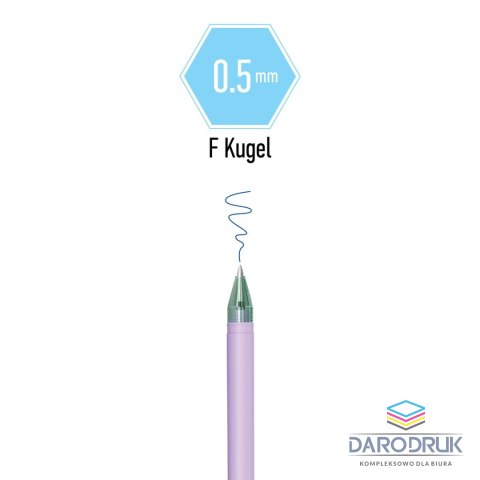 Berlingo Długopis Haze wymazywalny wkład niebieski 0,5mm Berlingo (338375)