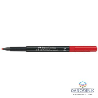 Faber Castell Foliopis Faber-Castell Multimark czerwony (FC152521)