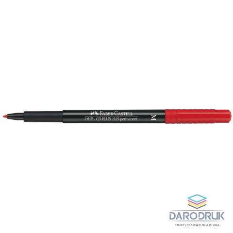 Faber Castell Foliopis Faber-Castell Multimark czerwony (FC152521)