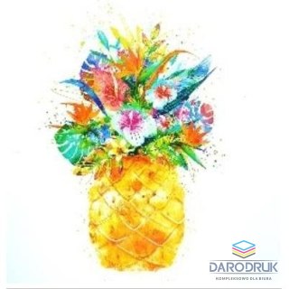 Henry Kartka składana kw KARNET KW HS Ananas Henry (5907465664479)