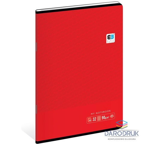 Interdruk Zeszyt A5 Black & Blue 32k. 90g krata [mm:] 148x210 Interdruk (ZE32#BBT)