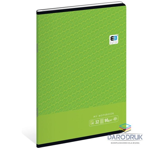Interdruk Zeszyt A5 Black & Blue 32k. 90g krata [mm:] 148x210 Interdruk (ZE32#BBT)