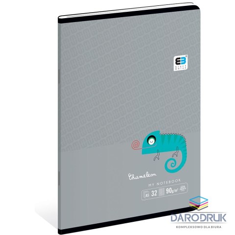 Interdruk Zeszyt A5 Black & Blue 32k. 90g krata [mm:] 148x210 Interdruk (ZE32#BBT)
