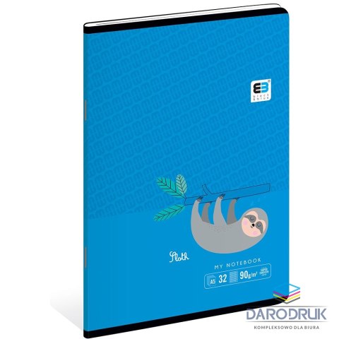 Interdruk Zeszyt A5 Black & Blue 32k. 90g krata [mm:] 148x210 Interdruk (ZE32#BBT)