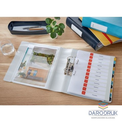 Leitz Segregator dźwigniowy Cosy Active A4 80mm żółty Leitz (10380019)
