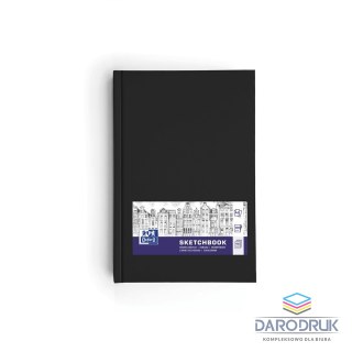 Oxford Blok artystyczny czarny A6 100g 96k Oxford (400152626)