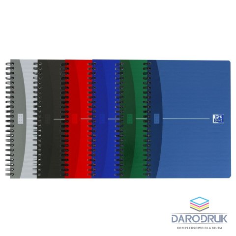 Oxford Kołobrulion A5 Essentials 90k. 90g krata [mm:] 148x210 Oxford (100102938)