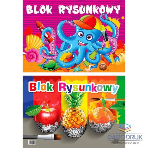 Protos Blok rysunkowy A3 biały 80g 19k [mm:] 297x420 Protos