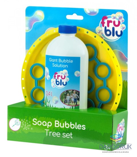 Tm Toys Bańki mydlane Fru Blu Zestaw Drzewko + Płyn 0,4L Tm Toys (DKF0483)