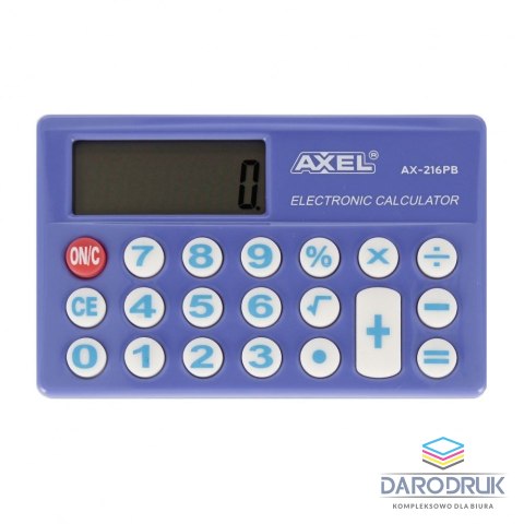 Axel Kalkulator kieszonkowy AX-216PB Axel (526702)