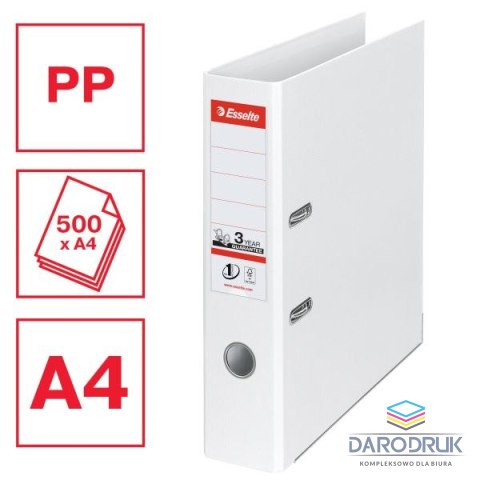 Esselte Segregator dźwigniowy A4 75mm biały Esselte (811300)