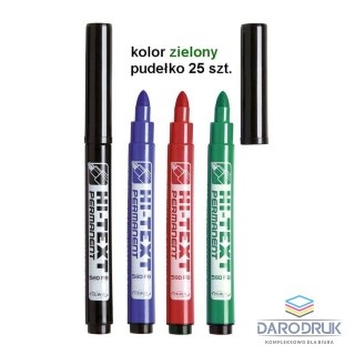 Fibracolor Marker permanentny Hi-Text Midi 580/PB wkład zielony 6,0mm okrągła końcówka Fibracolor