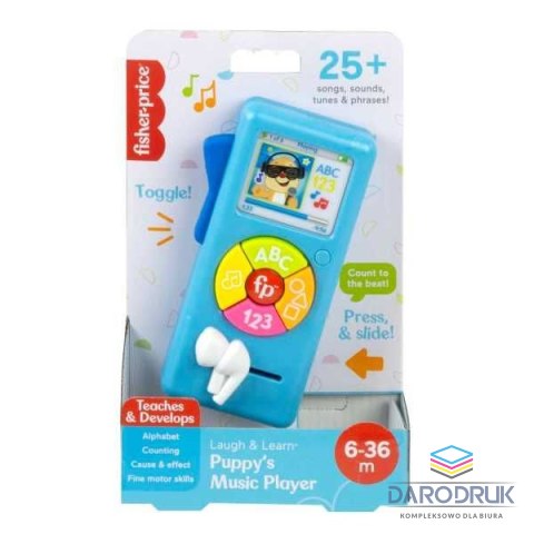 Fisher Price Zabawka dźwiękowa Odtwarzacz muzyczny 123 Fisher Price (HRC30)