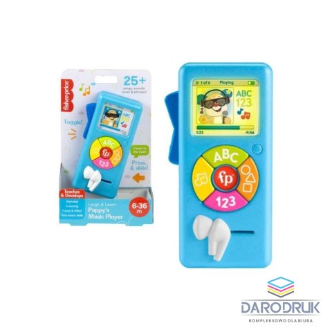 Fisher Price Zabawka dźwiękowa Odtwarzacz muzyczny 123 Fisher Price (HRC30)