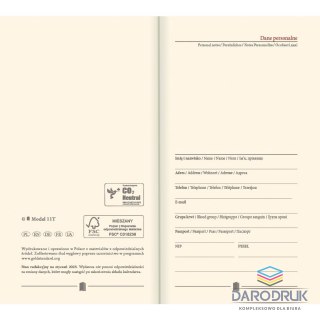 Lucrum Kalendarz książkowy (terminarz) mix vivella kieszonkowy A6 Lucrum (11T)