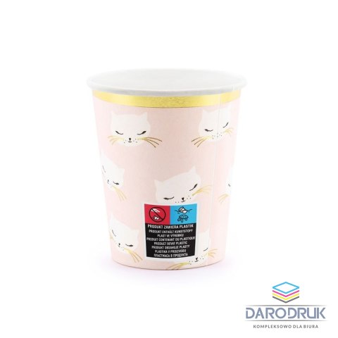 Partydeco Kubek jednorazowy papier Partydeco (KPP42-EU1)