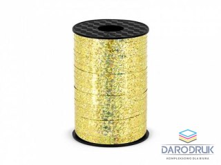 Partydeco Wstążka złoty 5x225 [mm x m] złota Partydeco (PRH5-019)