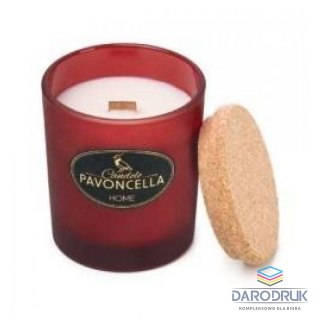 Pavoncella Świeczka ozdobna Classico Chocolate 135 g Pavoncella (5906492907191)