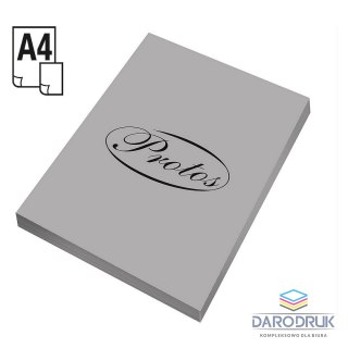 Protos Papier kolorowy A4 szary 50k. 160g Protos