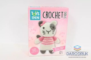 Stnux Zestaw kreatywny dla dzieci Kot robótki ręczne Crochet Studio Stnux (STN9636)