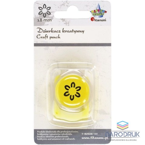 Titanum Dziurkacz ozdobny Craft-Fun Series 18mm kwiatek zarys Titanum (T-8202A-60)
