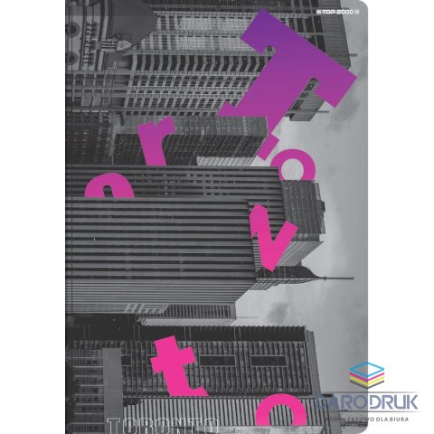 Top 2000 Brulion A5 CITY 96k. 70g krata Top 2000 (400169512)