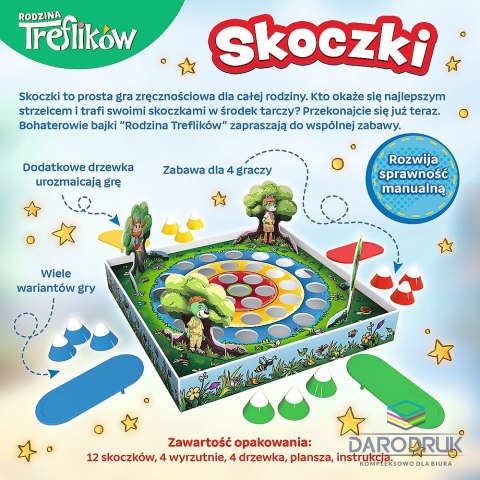 Trefl Gra planszowa Rodzina Treflików Skoczki Trefl (02820)