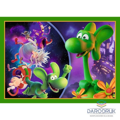 Trefl Puzzle Świat Smoka Diplodoka 4w1 el. Trefl (34663)