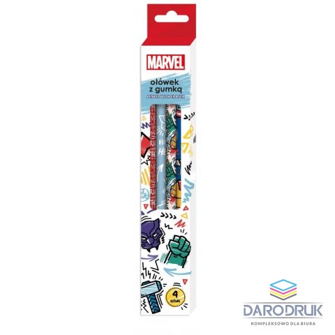(nd) Ołówek AVENGERS z gumką HB (nd) (114137)