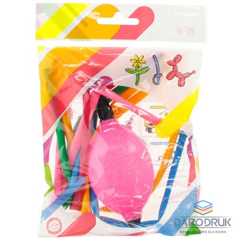 Arpex Balon do modelowania Z POMPKĄ mix 6 szt Arpex (BL412)