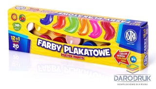 Astra Farby plakatowe kolor: mix 20ml 13 kolor. Astra (301115005)