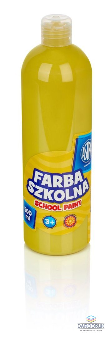 Astra Farby plakatowe kolor: żółty 500ml 1 kolor. Astra