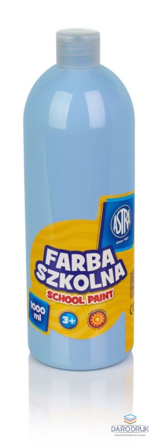Astra Farby plakatowe szkolne kolor: błękitny 1000ml 1 kolor. Astra
