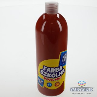 Astra Farby plakatowe szkolne kolor: brązowy 1000ml 1 kolor. Astra