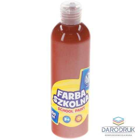 Astra Farby plakatowe szkolne kolor: brązowy 250ml 1 kolor. Astra