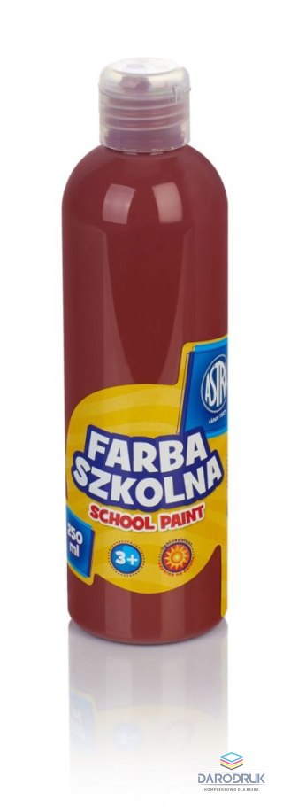 Astra Farby plakatowe szkolne kolor: brązowy 250ml 1 kolor. Astra