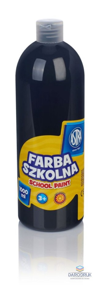 Astra Farby plakatowe szkolne kolor: czarny 1000ml 1 kolor. Astra
