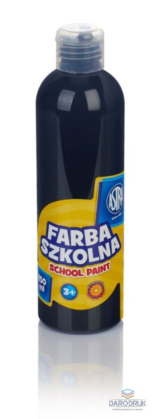 Astra Farby plakatowe szkolne kolor: czarny 250ml 1 kolor. Astra