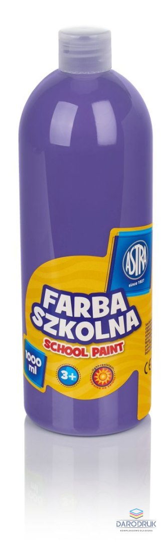 Astra Farby plakatowe szkolne kolor: fioletowy 1000ml 1 kolor. Astra
