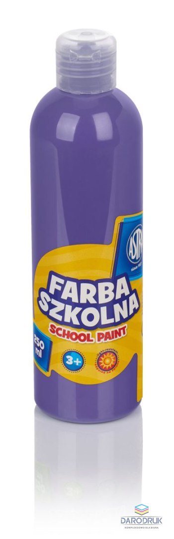 Astra Farby plakatowe szkolne kolor: fioletowy 250ml 1 kolor. Astra