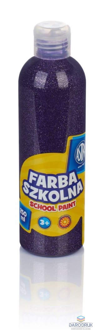 Astra Farby plakatowe szkolne kolor: fioletowy 250ml 1 kolor. Astra