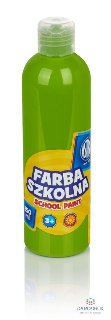 Astra Farby plakatowe szkolne kolor: limonkowy 250ml 1 kolor. Astra